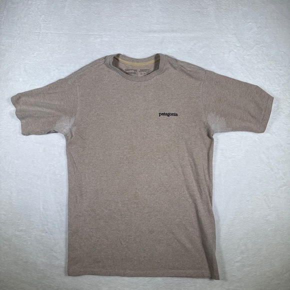 Patagonia Other - Patagonia Responsibili Tee T Shirt Mens Small Regular Fit Tan Short Sleeve‎